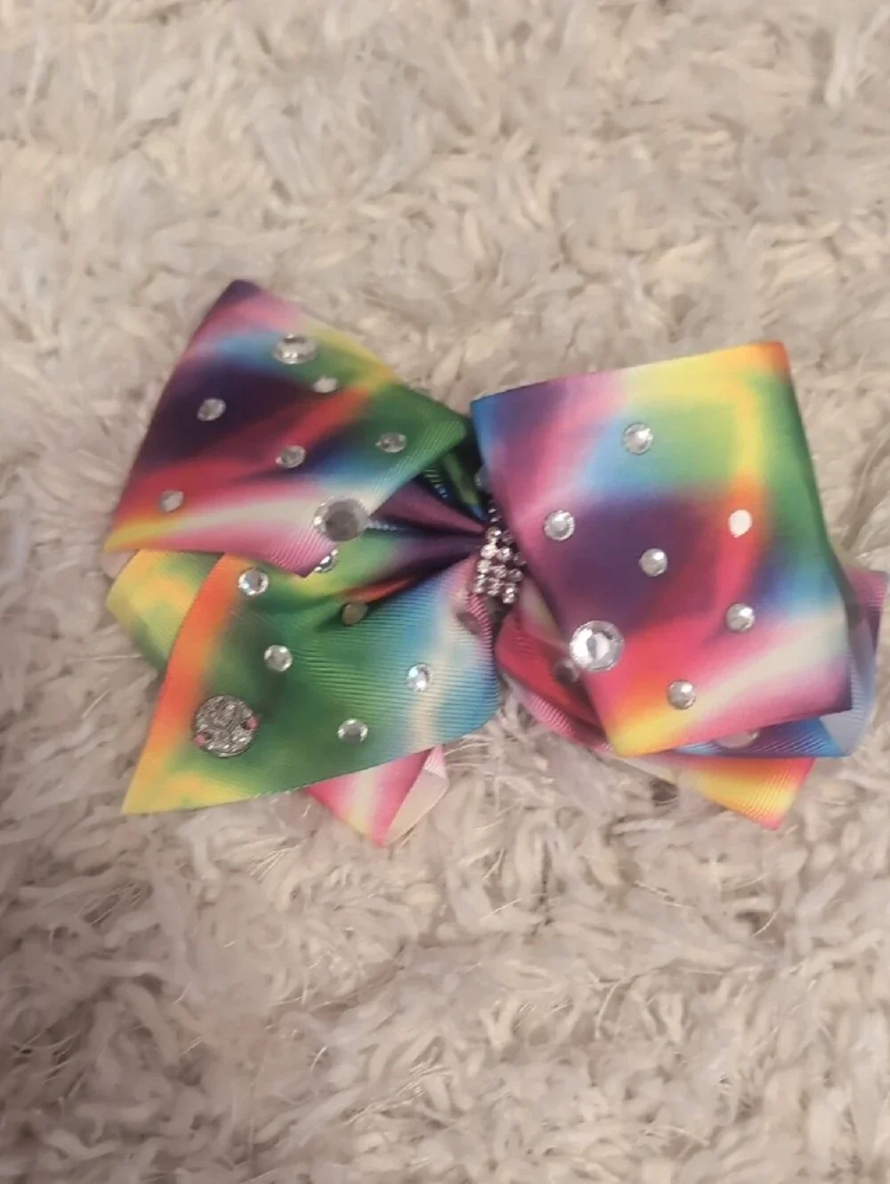 Kids Jojo Siwa Rainbow & Pattern Hair Bow Set - Multicolor